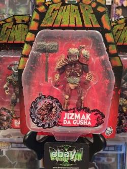 TRICK OR TREAT STUDIOS SET OF 5 GWAR FIGURES & SPEW TANK With ODERUS BLOOD SLIME