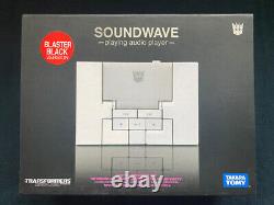 Takara 2007 Transformers Music Label Soundwave MP3 Player Figure Blaster Black