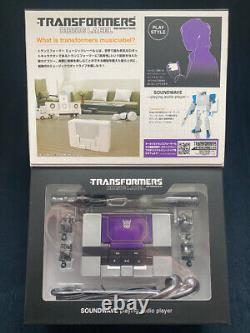 Takara 2007 Transformers Music Label Soundwave MP3 Player Figure Blaster Black