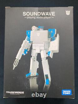 Takara 2007 Transformers Music Label Soundwave MP3 Player Figure Blaster Black