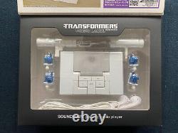 Takara 2007 Transformers Music Label Soundwave MP3 Player Figure Spark White Ver