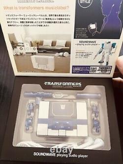 Takara Tomy Transformers Music Label Soundwave Spark Blue Version New Sealed U. S