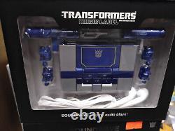 Takara Tomy Transformers Soundwave Music Label MP3 Player Spark Blue