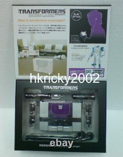 Takara Transformers Music Label Soundwave MP3 Player Figure (Blaster Black Ver)
