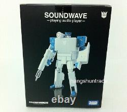Takara Transformers Music Label Soundwave (White) MP3 Player Figure