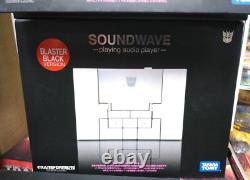 Takara Transformers Soundwave Music Label MP3 Player Black Blaster Soundblaster