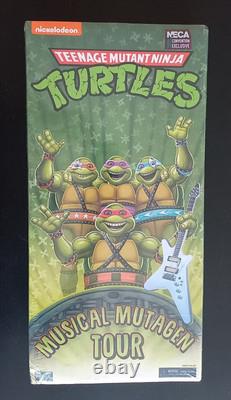 Teenage Mutant Ninja Turtles Musical Mutagen Tour 4 Pack SDCC 2020 TMNT NECA