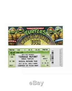 Teenage Mutant Ninja Turtles Musical Mutagen Tour Bundle Figure 4 Pk Tshirt M