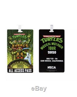 Teenage Mutant Ninja Turtles Musical Mutagen Tour Bundle Figure 4 Pk Tshirt M