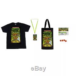 Teenage Mutant Ninja Turtles Musical Mutagen Tour Bundle Figure 4pk Tshirt XL