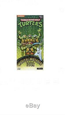 Teenage Mutant Ninja Turtles Musical Mutagen Tour Bundle Figure 4pk Tshirt XL