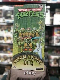 Teenage Mutant Ninja Turtles Musical Mutagen Tour Figure Set NECA 2020 Con Excl