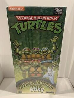 Teenage Mutant Ninja Turtles Musical Mutagen Tour NECA 2020 SDCC 4-Pack