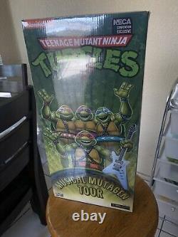 Teenage Mutant Ninja Turtles SDCC 2020 Exclusive NECA Musical Mutagen Tour 4figs