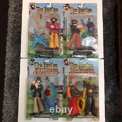 The Beatles 2000 McFarlane Toys Yellow Submarine Sgt Pepper Action Figures NEW