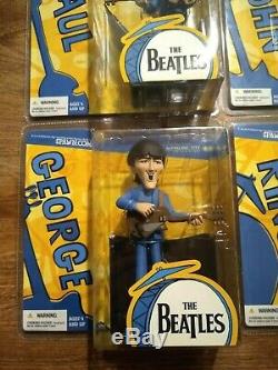The Beatles Cartoon Action Figures McFarlane Toys Spawn. Com 2004 Mint, NIP, Rare