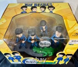 The Beatles Cartoon Deluxe Box Set Action Figures & Stage McFarlane 2004 NIB