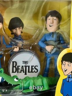 The Beatles Cartoon Deluxe Box Set Action Figures & Stage McFarlane 2004 NIB