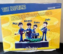 The Beatles Cartoon Deluxe Box Set Action Figures & Stage McFarlane 2004 NIB