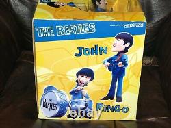 The Beatles Deluxe Boxed Set McFarlane Cartoon Figures New in the Box