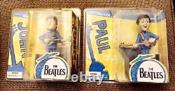 The Beatles, Fab Four, Mcfarlanes, 2004 Cartoon Series Figures Paul & John Boxed