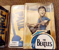 The Beatles, Fab Four, Mcfarlanes, 2004 Cartoon Series Figures Paul & John Boxed