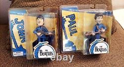 The Beatles, Fab Four, Mcfarlanes, 2004 Cartoon Series Figures Paul & John Boxed