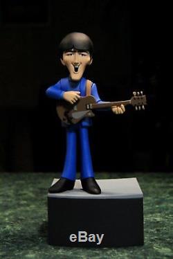 The Beatles McFarlane 2004 Cartoon Figure Set c/w Guitars, Drums & 4 Piece Stage