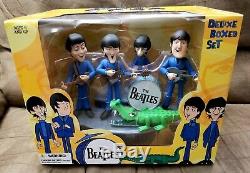 The Beatles McFarlane Deluxe Box Set Action Figures BRAND NEW, NRFB