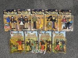 The Beatles McFarlane Yellow Submarine COMPLETE SET OF 9 ACTION FIGURES1999/2000