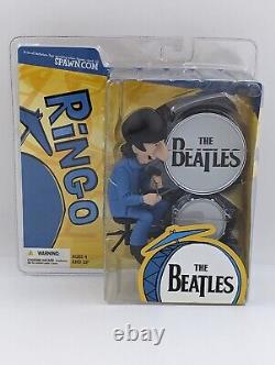 The Beatles Ringo Starr TV Cartoon Series Action Figure Drums 2004 McFarlane Toy