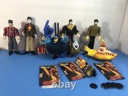 The Beatles Yellow Submarine 100% COMPLETE SET Action Figures 1999 McFarlane