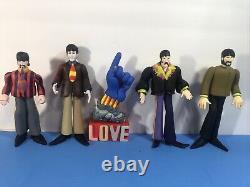 The Beatles Yellow Submarine 100% COMPLETE SET Action Figures 1999 McFarlane