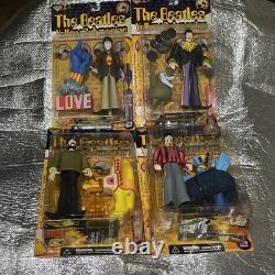 The Beatles Yellow Submarine Action Figure Lot of 4 McFarlane Toys. Sealed New