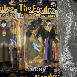 The Beatles Yellow Submarine Action Figure Lot of 4 McFarlane Toys. Sealed New