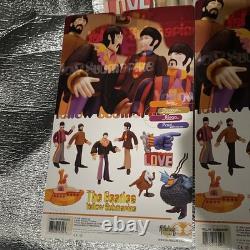 The Beatles Yellow Submarine Action Figure Lot of 4 McFarlane Toys. Sealed New