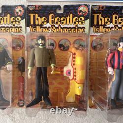 The Beatles Yellow Submarine Action Figures 1999 McFarlane Toys Set of 4