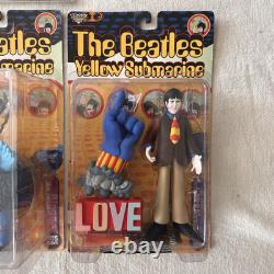 The Beatles Yellow Submarine Action Figures 1999 McFarlane Toys Set of 4