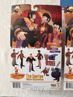 The Beatles Yellow Submarine Action Figures 1999 McFarlane Toys Set of 4
