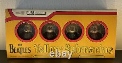 The Beatles Yellow Submarine Bearbrick 100% Figure set Bear Medicom NEVER OPENED