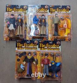 The Beatles Yellow Submarine COMPLETE SET Action Figures 1999 McFarlane Toys NEW