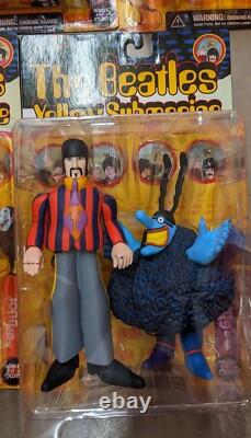 The Beatles Yellow Submarine COMPLETE SET Action Figures 1999 McFarlane Toys NEW