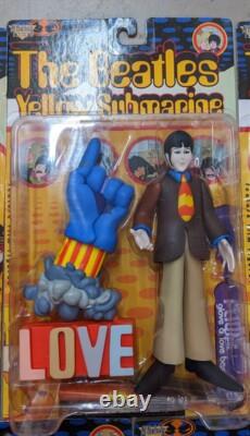 The Beatles Yellow Submarine COMPLETE SET Action Figures 1999 McFarlane Toys NEW