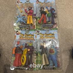The Beatles Yellow Submarine Series 2 McFarlane Toys 2000 Sealed Set of 4 Figure