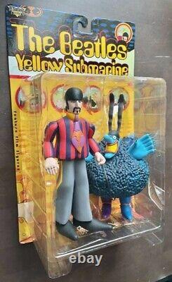 The Beatles Yellow Submarine Set of 4 Action Figures 1999 McFarlane Toys Vintage