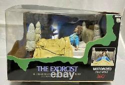 The Exorcist Regan Possessed Deluxe Boxed Head spins 360 with music NECA