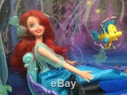 The Little Mermaid Lagoon Gift Set Kiss The Girl Musical Boat Ariel & Eric Dolls