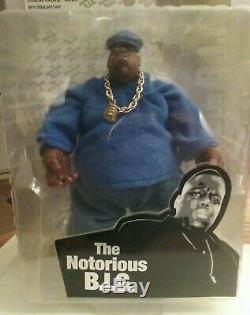 The Notorious B. I. G. Action Figure New Mezco Blue With MIC