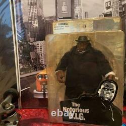 The Notorious B. I. G. Biggie Figure Black Suit Type HIP HOP Collection Doll Mezco