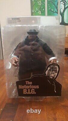 The Notorious B. I. G. Biggie Smalls 9 Figure In Black 2006 Mezco NIB NRFB GOAT